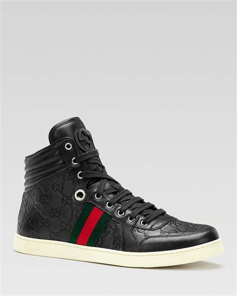 fashiop rep gucci leather high-top|farfetch gucci high top.